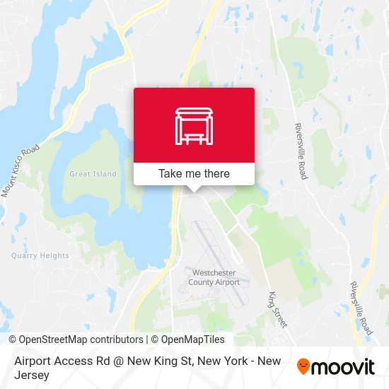 Airport Access Rd @ New King St map