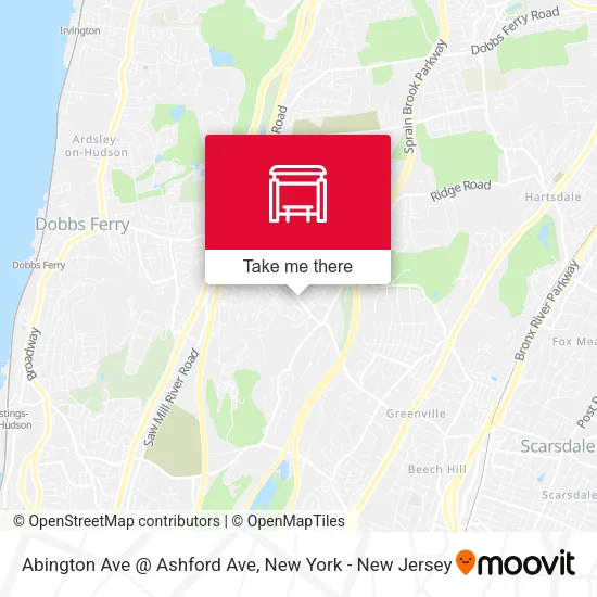 Mapa de Abington Ave @ Ashford Ave