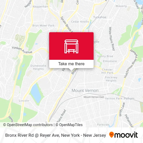 Bronx River Rd @ Reyer Ave map