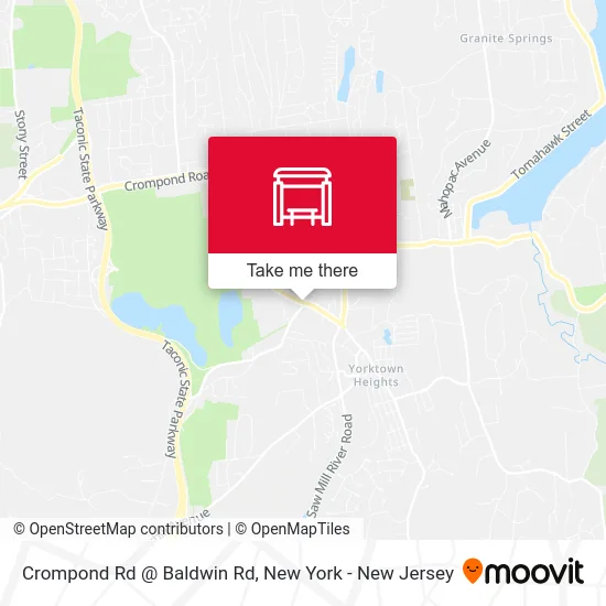 Crompond Rd @ Baldwin Rd map