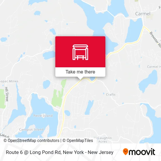 Route 6 @ Long Pond Rd map