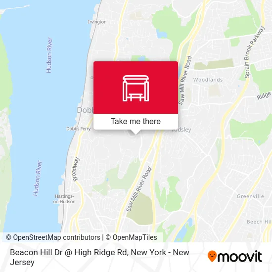 Beacon Hill Dr @ High Ridge Rd map
