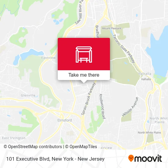 101 Executive Blvd map