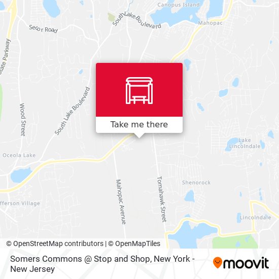 Somers Commons @ Stop and Shop map
