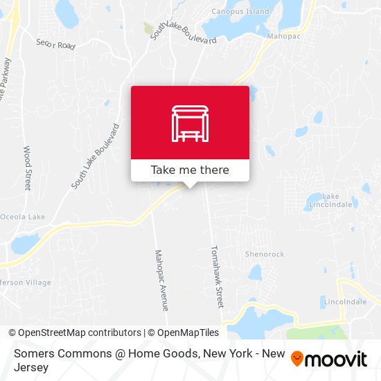 Mapa de Somers Commons @ Home Goods