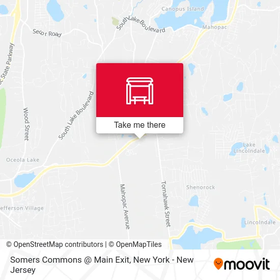 Somers Commons @ Main Exit map