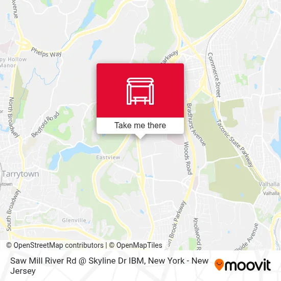 Saw Mill River Rd @ Skyline Dr IBM map