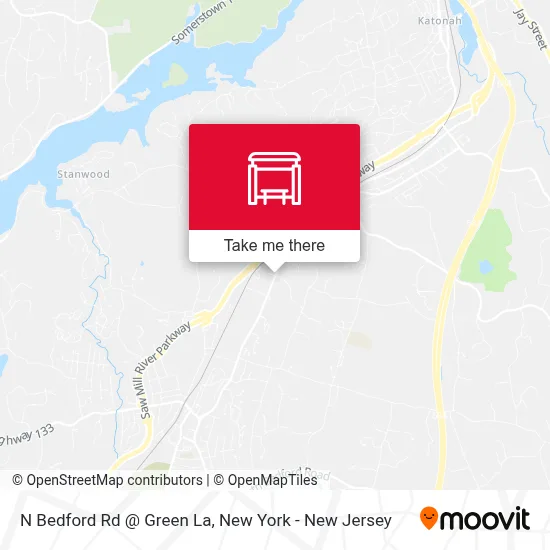 N Bedford Rd @ Green La map