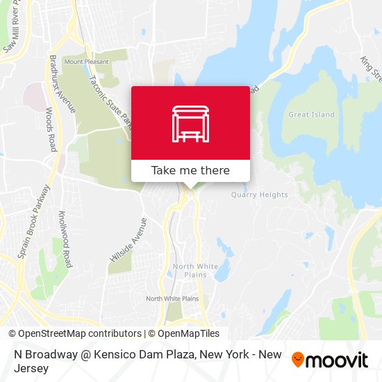 Mapa de N Broadway @ Kensico Dam Plaza