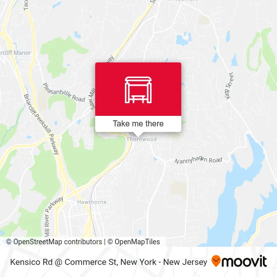 Kensico Rd @ Commerce St map