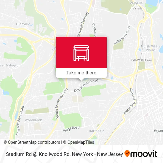 Stadium Rd @ Knollwood Rd map