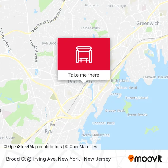 Broad St @ Irving Ave map