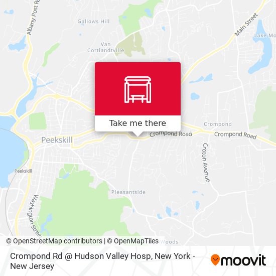 Mapa de Crompond Rd @ Hudson Valley Hosp