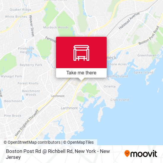 Mapa de Boston Post Rd @ Richbell Rd