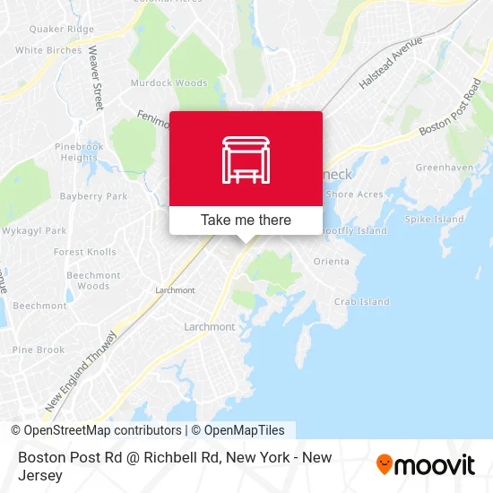 Boston Post Rd @ Richbell Rd map
