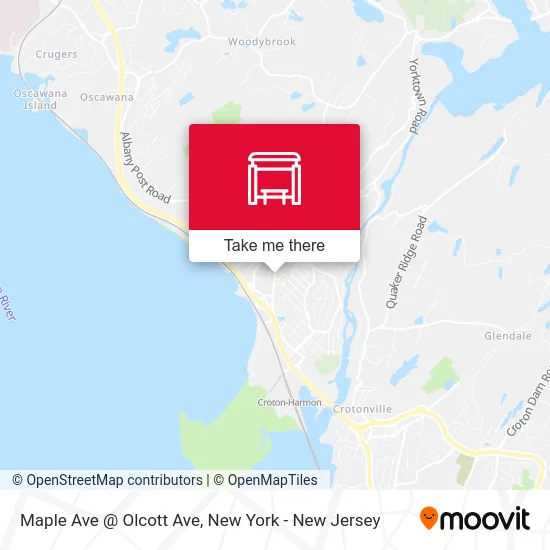 Maple Ave @ Olcott Ave map
