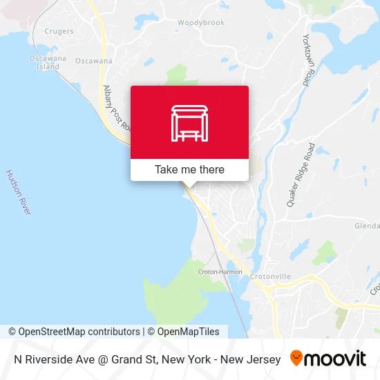 N Riverside Ave @ Grand St map