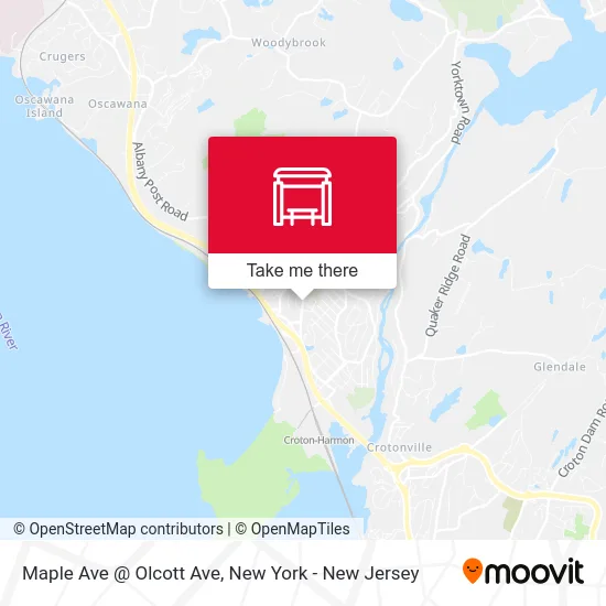 Maple Ave @ Olcott Ave map