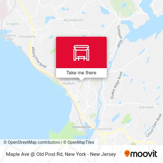 Maple Ave @ Old Post Rd map