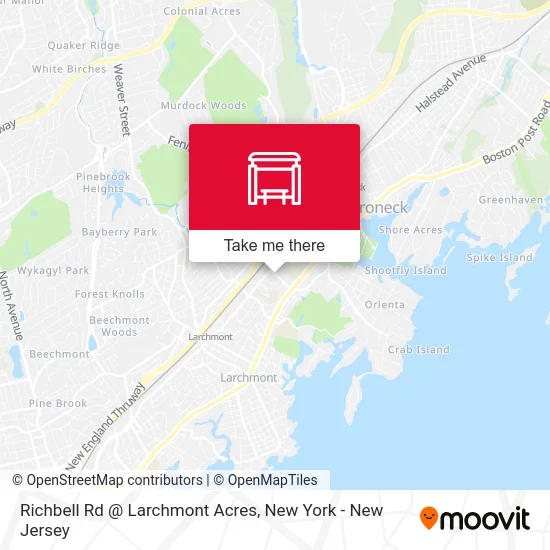 Richbell Rd @ Larchmont Acres map