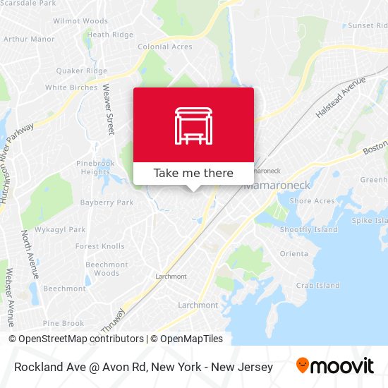 Mapa de Rockland Ave @ Avon Rd