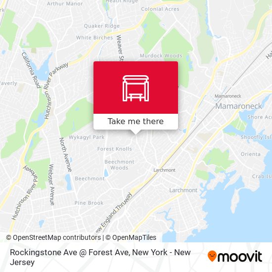 Rockingstone Ave @ Forest Ave map
