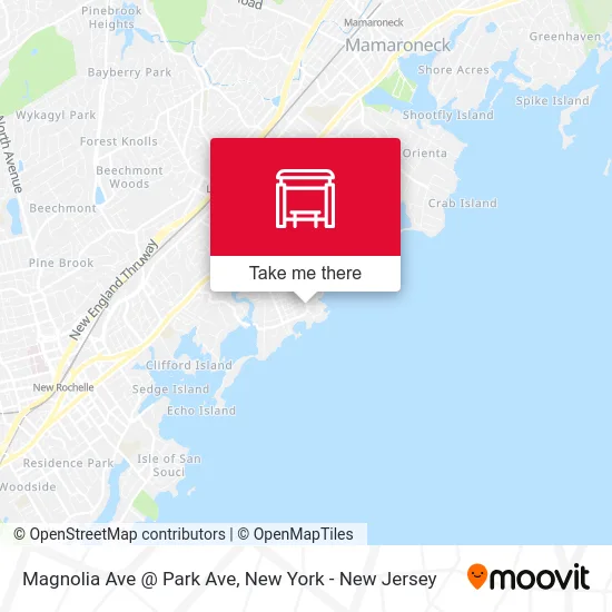 Magnolia Ave @ Park Ave map