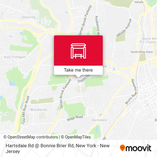 Hartsdale Rd @ Bonnie Brier Rd map