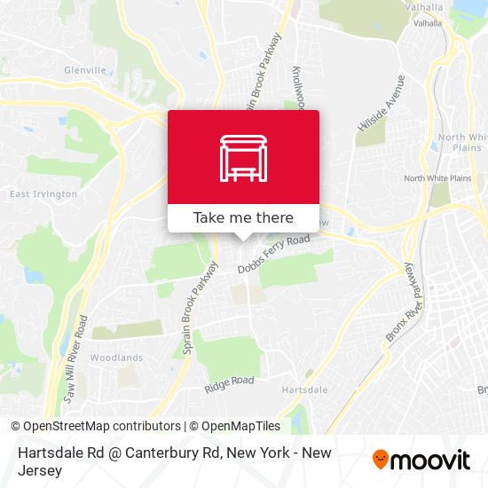 Mapa de Hartsdale Rd @ Canterbury Rd