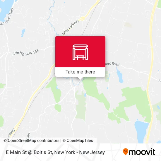 E Main St @ Boltis St map