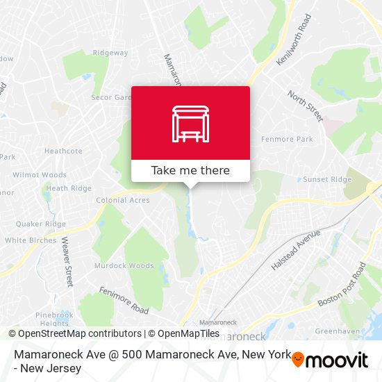 Mamaroneck Ave @ 500 Mamaroneck Ave map