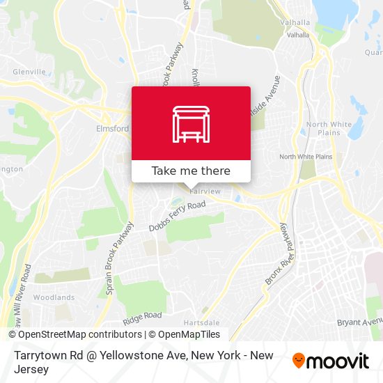 Mapa de Tarrytown Rd @ Yellowstone Ave