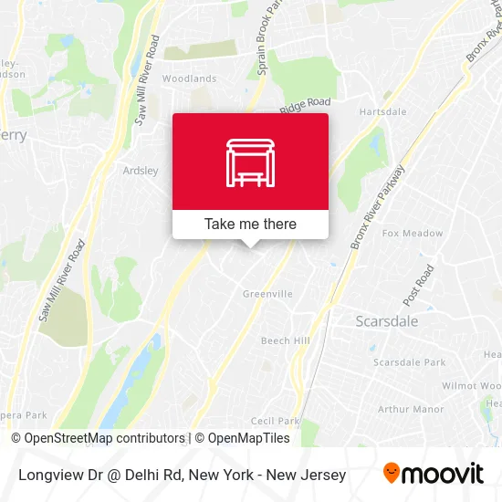 Longview Dr @ Delhi Rd map