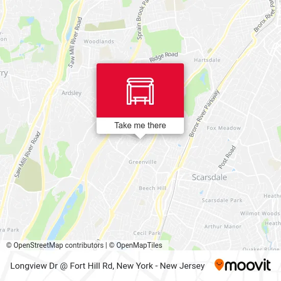 Longview Dr @ Fort Hill Rd map