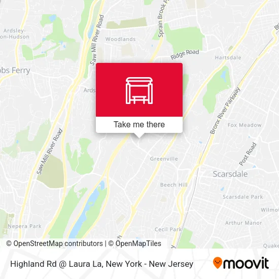 Mapa de Highland Rd @ Laura La