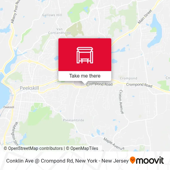 Conklin Ave @ Crompond Rd map