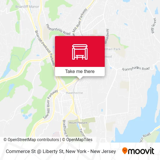 Commerce St @ Liberty St map