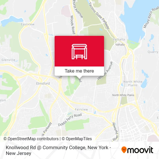 Knollwood Rd @ Community College map