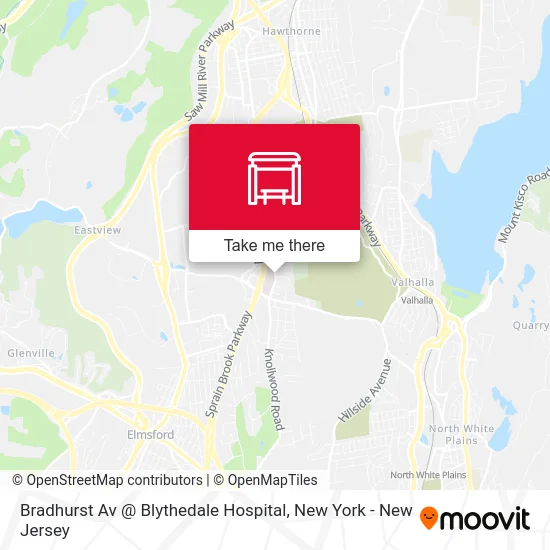 Bradhurst Av @ Blythedale Hospital map