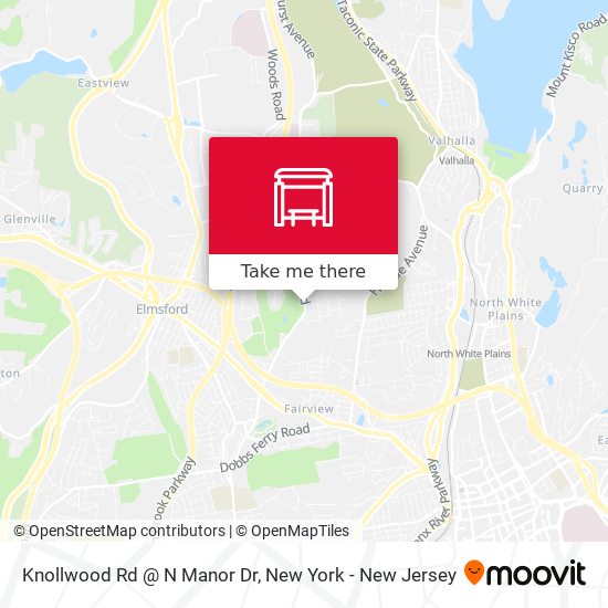 Mapa de Knollwood Rd @ N Manor Dr