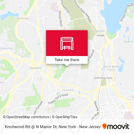 Knollwood Rd @ N Manor Dr map