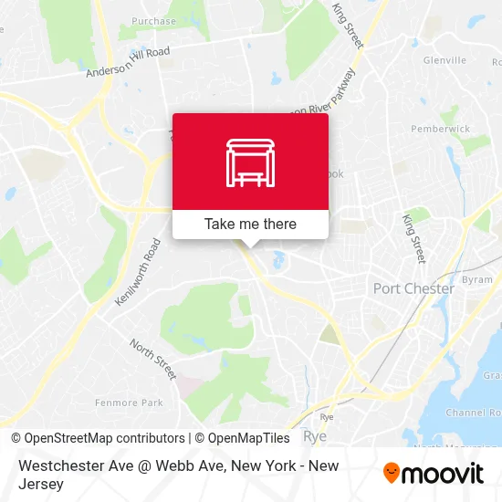 Westchester Ave @ Webb Ave map