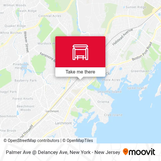 Palmer Ave @ Delancey Ave map