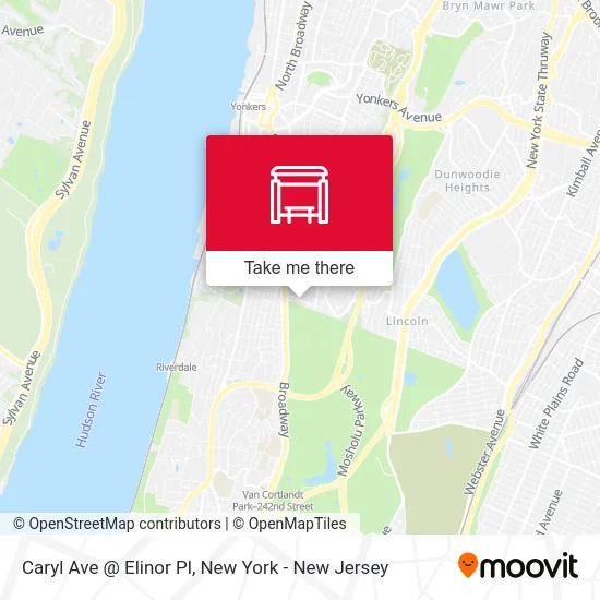 Caryl Ave @ Elinor Pl map