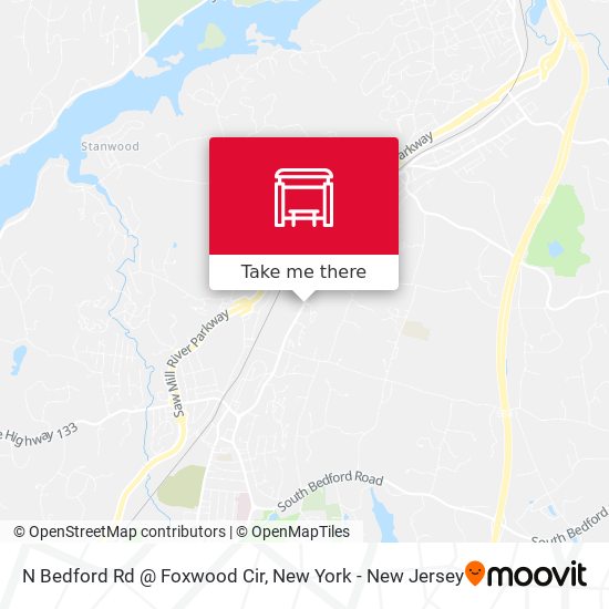 N Bedford Rd @ Foxwood Cir map