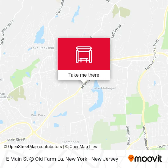 E Main St @ Old Farm La map