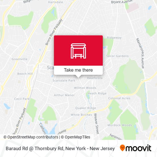 Mapa de Baraud Rd @ Thornbury Rd
