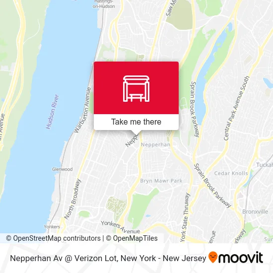 Nepperhan Av @ Verizon Lot map