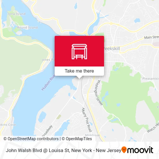 Mapa de John Walsh Blvd @ Louisa St