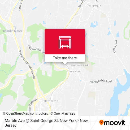 Marble Ave @ Saint George St map